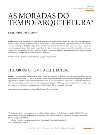 PDF ) A ordem da distinção: arquitetura cívica no período entre guerras