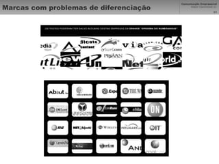 Marcas com problemas de diferenciação 