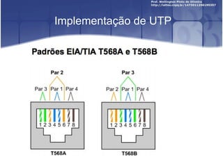 Implementação de UTP 
 