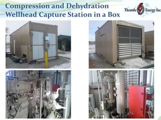 Compression and Dehydration
Wellhead Capture Station in a Box
 