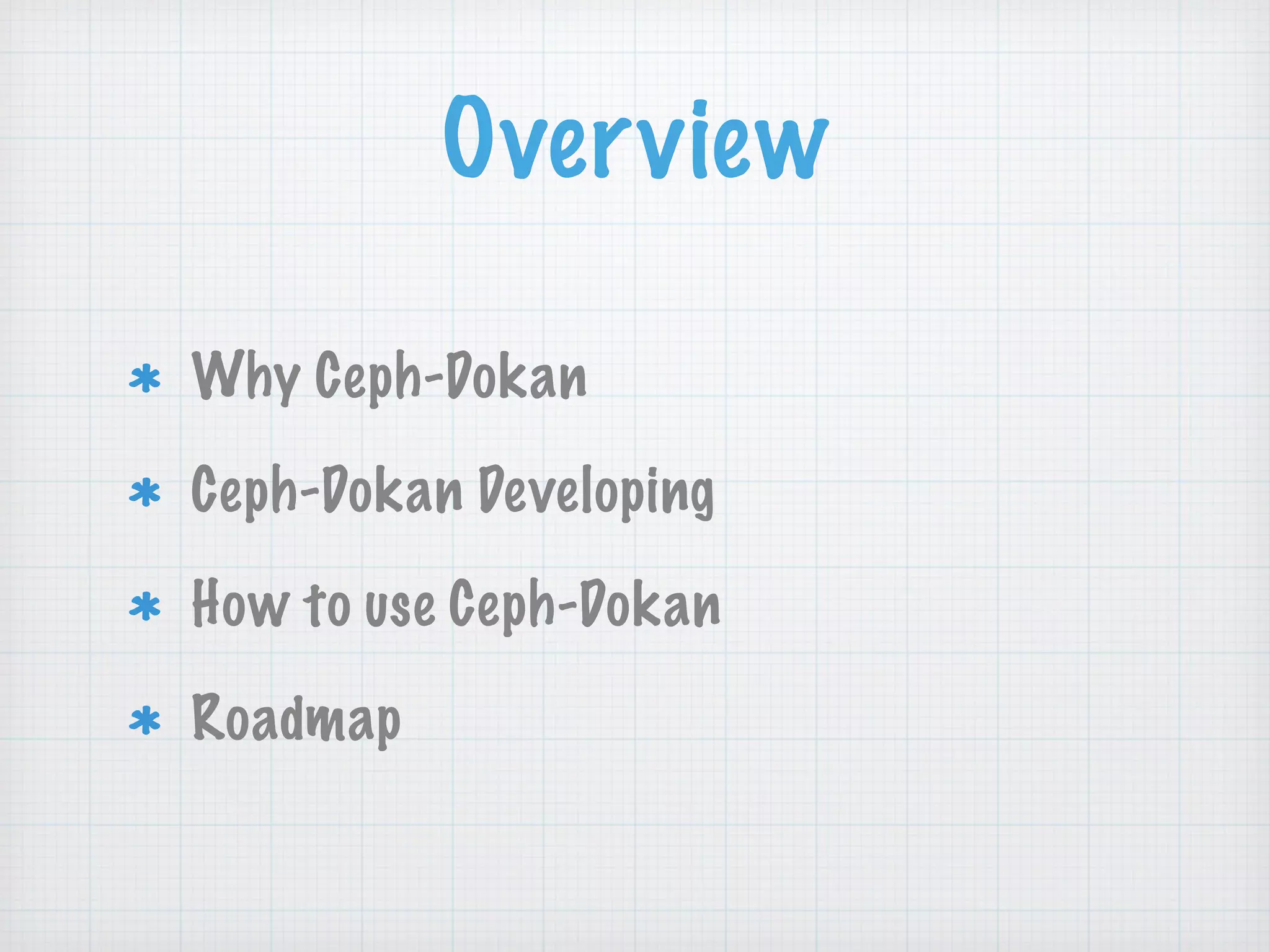Ceph Day Beijing: Ceph-Dokan: A Native Windows Ceph Client | PDF