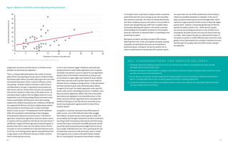 Figure 2: Women in the Police and the Reporting of Sexual Assault. 
0 
40 
35 
30 
25 
20 
15 
10 
5 
0 
5 
10 
15 
20 
Women reporting sexual assult (%) 
Proportion of women in the police (%) 
UN Women, 2011, Progress of the World’s Women: In Pursuit of Justice, New York, p 59. 
programmes are women and that women as frontline service 
providers are promoted and supported.25 
There is a strong relationship between the number of women 
police officers and reporting of sexual violence. Evidence shows 
that women police officers are better able to gain the trust of the 
communities they patrol, which is critical to effective commu-nity 
policing. Increased numbers of women in police forces is 
correlated with an increase in reporting of sexual violence by 
both women and men. Similar citizen reactions are associated 
with women’s presence in other areas of the public service. As 
mentioned above, evidence from the Afghan elections in 2010 
showed that a lack of female polling officials led women voters 
to feel uncomfortable and they chose not to vote if polling 
stations were staffed exclusively by men. In Morocco UN Women 
has supported the Ministry of Justice to deploy women judicial 
social assistants to local family courts in order to facilitate 
women’s access to courts. The deployment had the additional 
effect of increasing the understanding of male colleagues 
of the obstacles women face to service access. In the field of 
agriculture, using women agricultural extension workers seems 
to improve extension uptake for both female and male farmers.26 
UN Women’s support of female agricultural extension agents in 
Rwanda shows that in some cases the yield of women farmers 
increased as much as threefold once they had improved access 
to services, so increasing women agents could potentially have 
a huge impact on the difficulties that post-conflict countries 
have in achieving food security. 
25 
30 
35 40 
In 2011 in post-revolution Egypt, UN Women partnered with 
the government to create mobile registration units to improve 
vulnerable rural women’s access to national ID card registration. 
Research prior to the initiative showed that up to 80 per cent 
of rural women in Upper Egypt were without ID cards, without 
which they could not access any other type of social, health or 
financial service, including an old age pension. In the past women 
had been reluctant to go to male-dominated police stations 
to register for ID cards. The mobile registration units made the 
process safer and less intimidating for women. In addition, more 
than 200 women registration officers from local communities 
were trained and deployed to visit vulnerable women in their 
homes and assist with the registration forms and explain the 
benefits of having an ID card. By mid-2012 more than 50,000 
women had already been registered with the help of these 
frontline workers. 
Corruption is a common constraint on the effectiveness of 
public services, and conflict-affected states often struggle 
with endemic corruption because state capacity is weak, and 
accountability and oversight mechanisms are often nonexistent. 
According to both Transparency International and forthcoming 
research by Huariou Commission and UNDP, grassroots women 
around the world consistently perceive higher levels of corrup-tion 
in public institutions than men. This is particularly the case 
for institutions and services with which they come in contact 
most regularly such as schools and health facilities. Despite 
this it is surprising that Transparency International’s analysis 
of corruption claims at 38 citizen complaint centers around the 
world shows that men are on average 40 per cent more likely 
than women to seek help. This seems to indicate that informa-tion 
about complaint processes and redress is not accessible to 
women even though they may suffer from corruption dispro-portionately. 
Working with women’s civil society to increase 
understanding of accountability mechanisms and complaint 
processes could have an important effect in responding to and 
preventing corruption. 
Both grand corruption and petty corruption affect women 
differently from men. In the case of grand corruption, existing 
inequalities and patriarchal structures can be exploited to 
perpetrate abuses. Funding for services for women such as 
school or health funds can be skimmed off as women may be 
less aware than men are of their entitlements and less likely to 
initiate accountability demands or complaints. In the case of 
petty corruption women pay for services through bribes, which 
represent a larger proportion of their income as they have higher 
poverty levels. However, a frequently ignored type of informal 
payment for public services is sex – where women and girls 
are coerced into providing sexual favors in lieu of bribes and in 
exchange for the public services and resources that are their due 
as citizens. More needs to be done to understand the impact of 
corruption on women in conflict-affected states and to learn how 
gender can be mainstreamed into corruption responses to ensure 
that the types of corruption that most afflict women and girls 
are addressed. 
Key Considerations for Servic e Delivery: 
1. The design, planning, budgeting and provision of service delivery must address rural and poor (and other socially 
excluded) women’s needs and priorities. 
2. National stakeholders should establish a dialogue and feedback mechanism between local governance structures, service 
providers and women service beneficiaries. 
3. Service delivery institutions should be supported to introduce gender-sensitive recruitment, retention and promotion 
policies, including affirmative action, as well as quotas for women in training programmes. 
4. Innovative methods of service delivery can improve women’s access such as low cost one-stop-shop models and mobile 
outreach methods of service delivery. 
20 21 
 