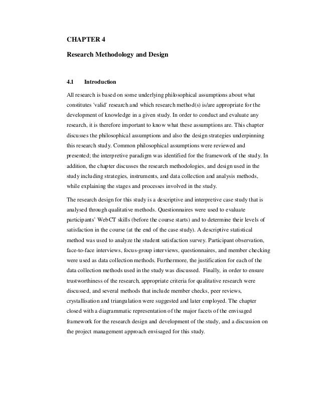 chapter 3 quantitative research format