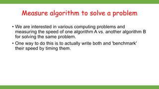 Comprehensive Guide to Algorithm Analysis and Big-O Notation in Python ...