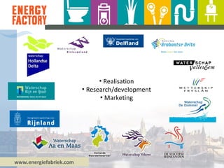 • Realisation
                              • Research/development
                                    • Marketing




14   www.energiefabriek.com
 