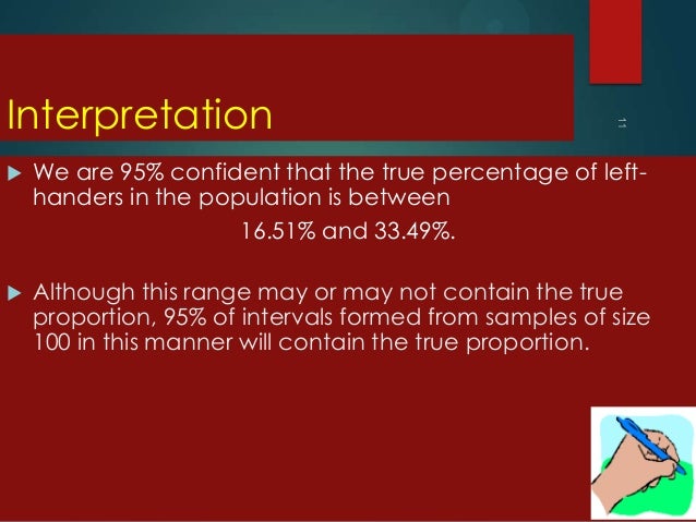 How to write a confidence interval conclusion image