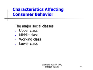Working Class Consumer consumer markets and consumer buyer behavior | PPT