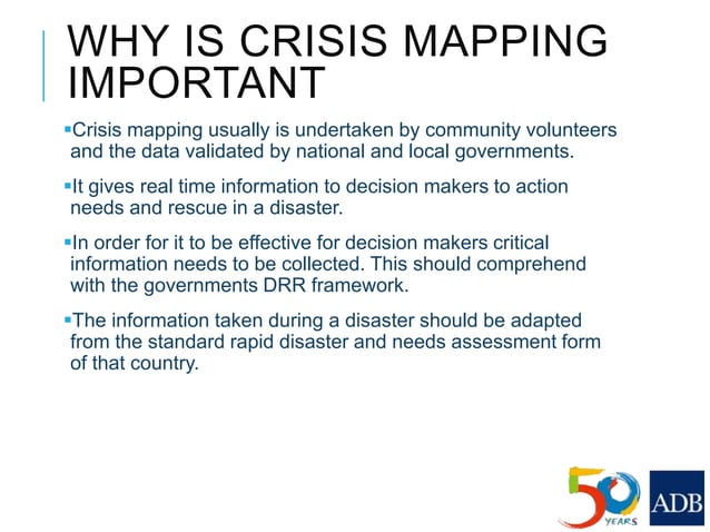 Lesson 5. Crisis Mapping and Community Drills | PPT