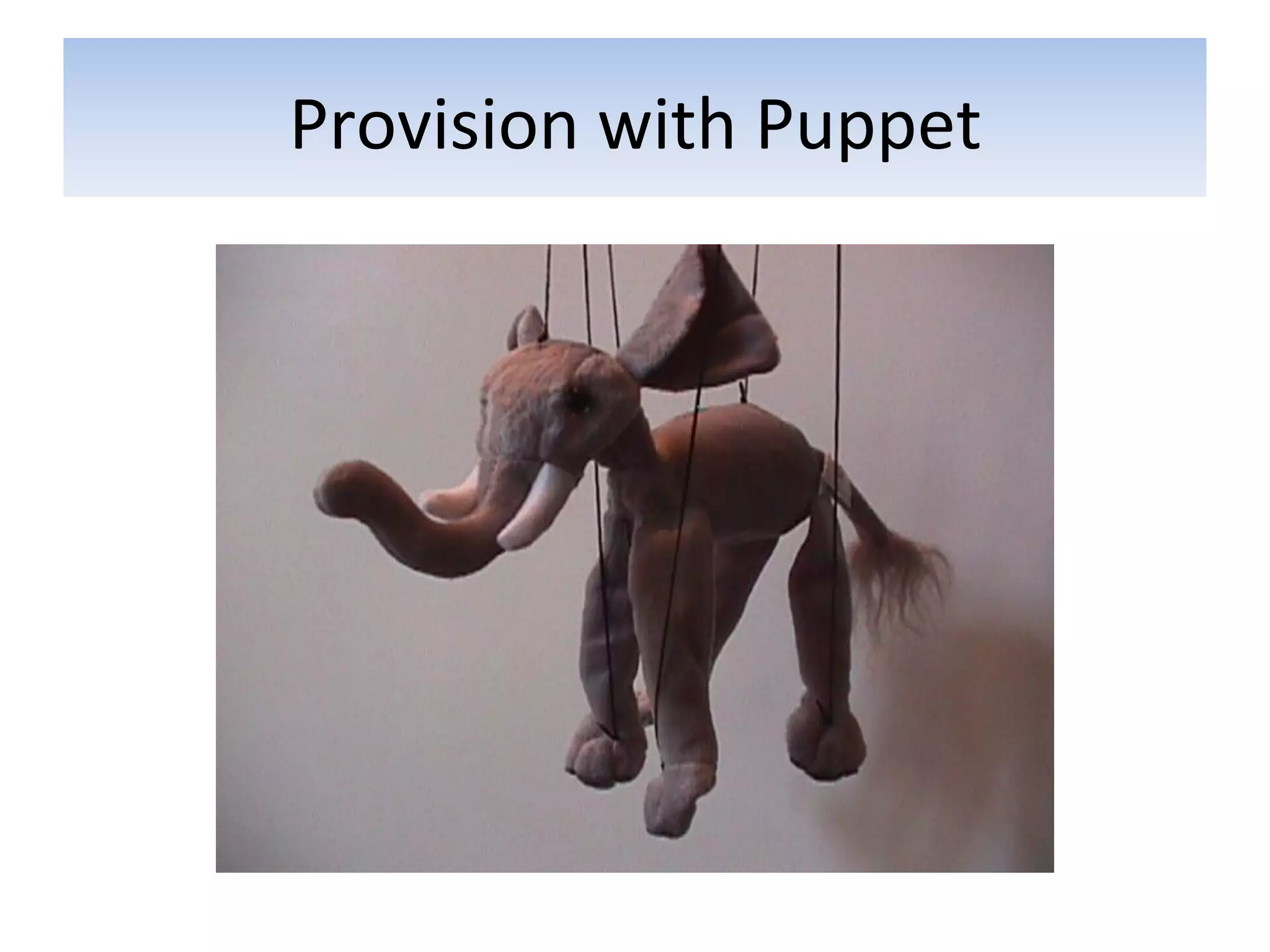 Provision	
  with	
  Puppet	
  
 