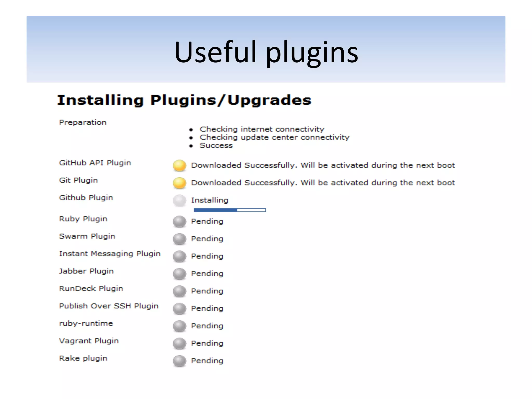 Useful	
  plugins	
  
 
