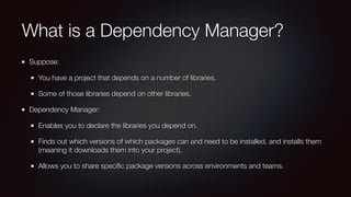 Dependency Management | PDF
