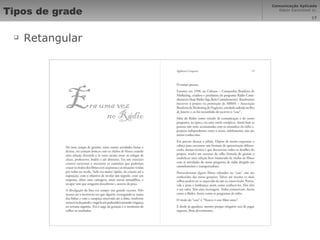 Tipos de grade Retangular 