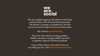 We are a global agency. We deliver world-class
creative ideas with forward-thinking brands.
We believe in people, not plat...