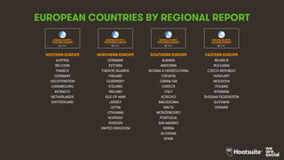 4
EUROPEAN COUNTRIES BY REGIONAL REPORT
WESTERN EUROPE NORTHERN EUROPE SOUTHERN EUROPE EASTERN EUROPE
AUSTRIA DENMARK ALBA...
