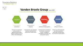 Productpresentatie Vanden Broele