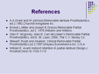 Direct retainers for Removable partial dentures 