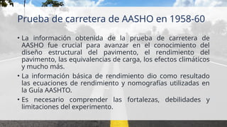 05 Diseño AASHTO 1993 para pavimentación | PPTX