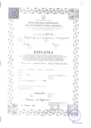 english translation of diploma