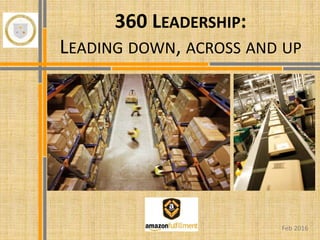 360 LEADERSHIP:
LEADING DOWN, ACROSS AND UP
Feb 2016
 