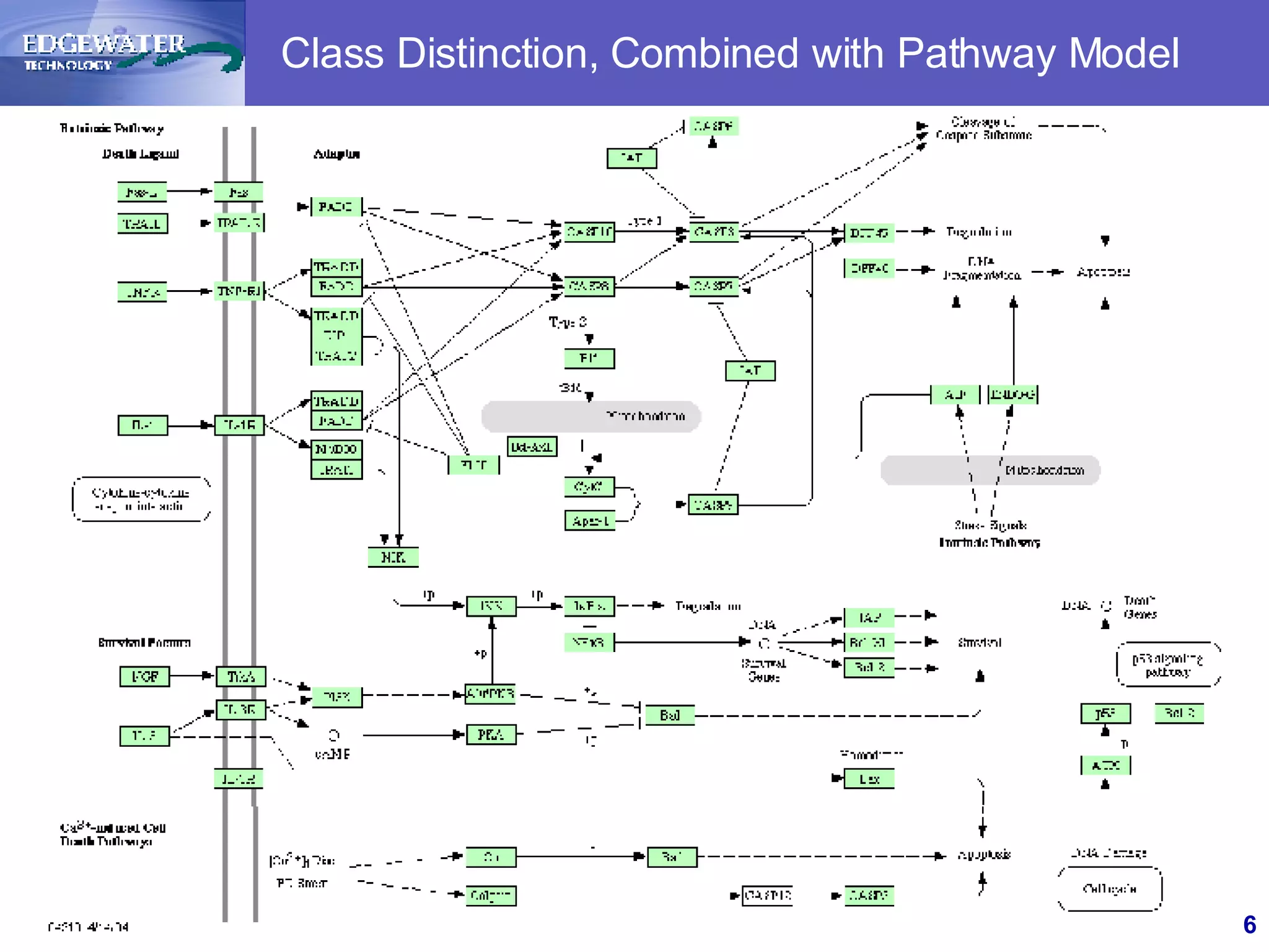 Class Distinction, Combined with Pathway Model Wei, et al: Cancer Cell, October 2006 GC apoptosis (cell death) rapamycin MCL1 
