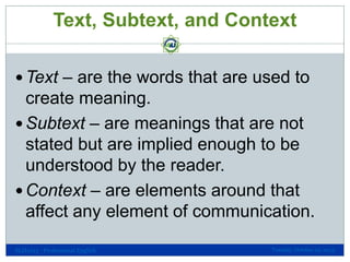 Element Sub Text Professional Communication 05 - The Eight Steps | PPTX