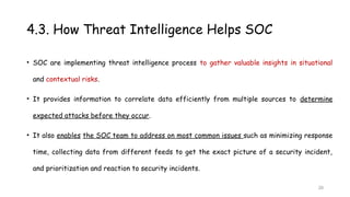 Shock Intelligence Enhanced Incident Detection with Threat Intelligence in SOC Operations ...