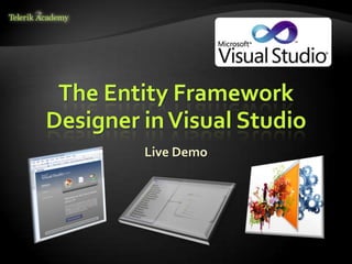 The Entity Framework
Designer inVisual Studio
Live Demo
 