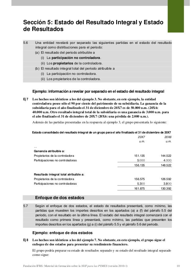 05 estado del resultado integral y estado de resultados 05 estado del resultado integral y estado de resultados