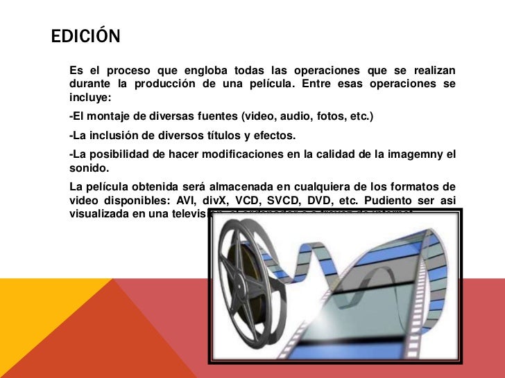 Etapas de edicion de video