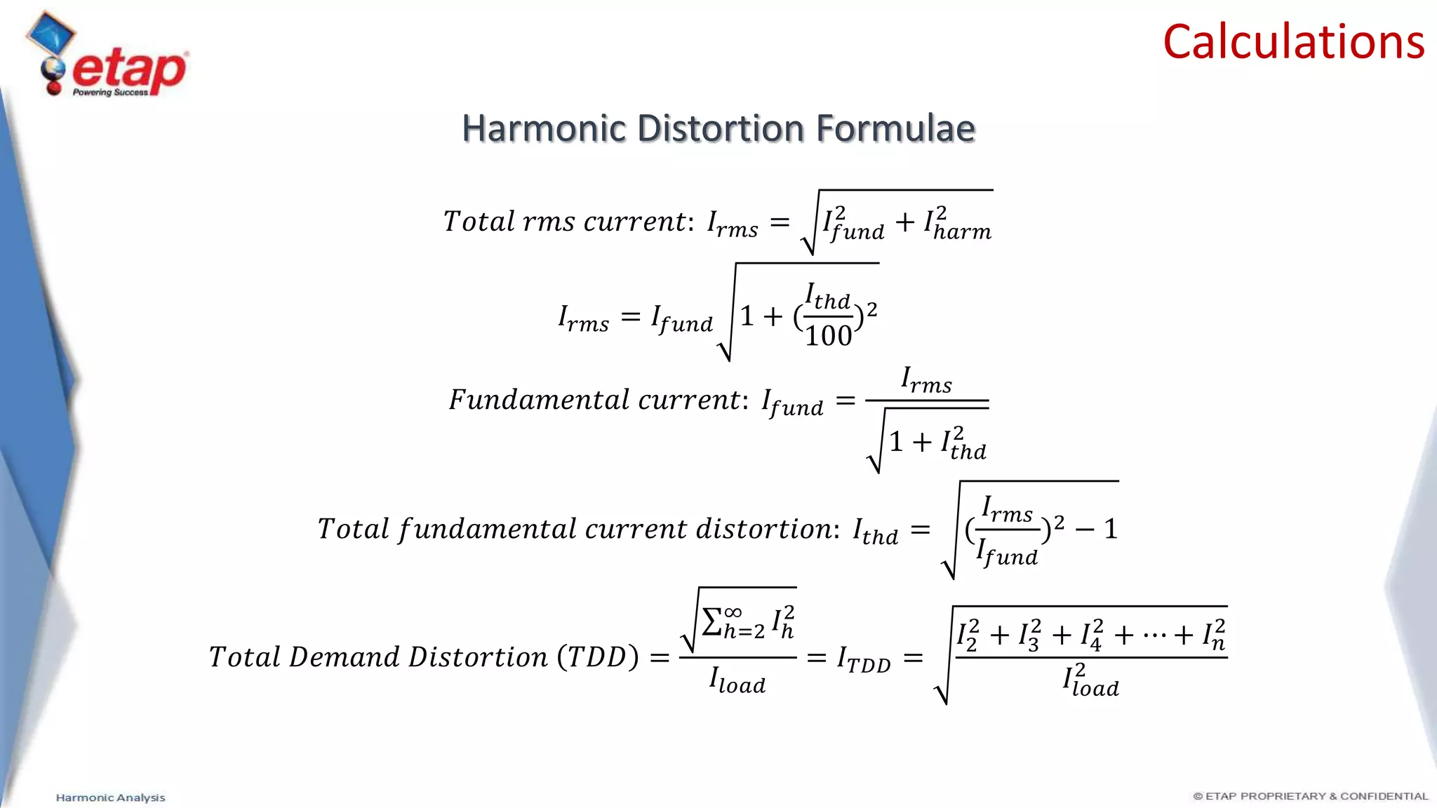 05 ETAP Harmonic Analysis.pptx