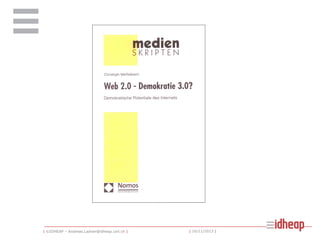 | ©IDHEAP – Andreas.Ladner@idheap.unil.ch |

| 16/11/2013 |

 