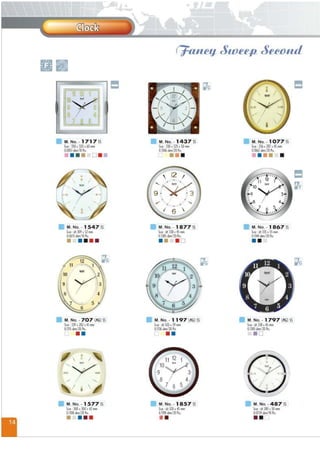 new clock CATALOGUE