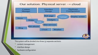 Sign System Presentation Digital Signage System Presentation | PPTX