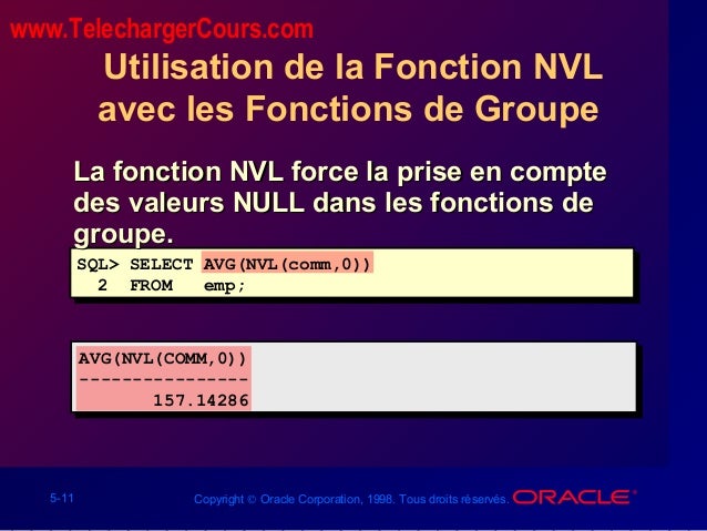 Oracle sql nvl Oracle sql nvl