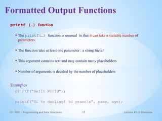 Basic slides on functions in the C language | PPTX