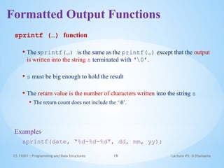 Basic slides on functions in the C language | PPTX