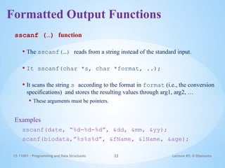Basic slides on functions in the C language | PPTX