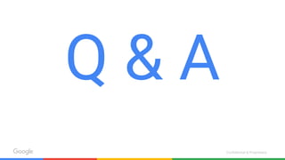 Confidential & Proprietary
Q & A
 