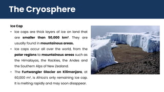Comprehensive Overview of Glacial Landscapes and Cryosphere Features | PDF
