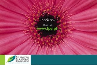 Thank You!
Please visit:
www.fpe.ph
 