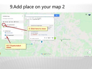 9.Add place on your map 2
 