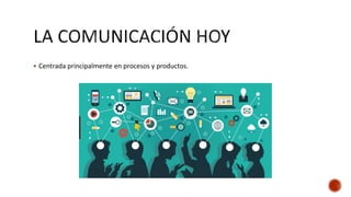  Centrada principalmente en procesos y productos.
 