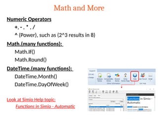 Simulation and Modeling Analysis for Support of Data Analytics | PPTX