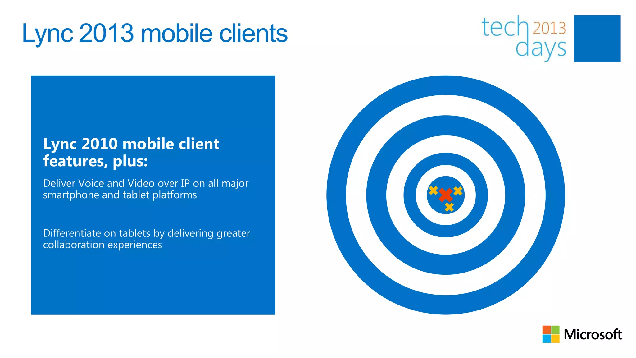 Lync 2013 mobile clients
 