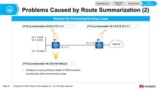 Recursive Route 05 IP Routing Basics to huawei datacommm | PDF