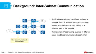 05 IP Routing Basics to huawei datacommm | PDF