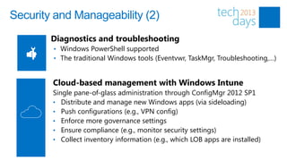 Managing Windows RT devices in the Enterprise | PPTX