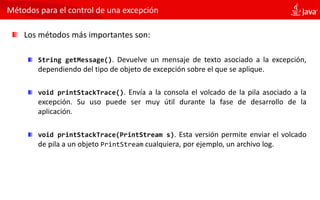 05 java excepciones | PDF