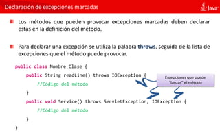 05 java excepciones | PDF
