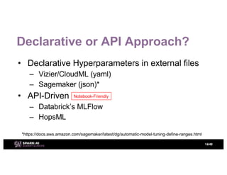 Distributed Deep Learning with Apache Spark and TensorFlow with Jim Dowling Slide 14